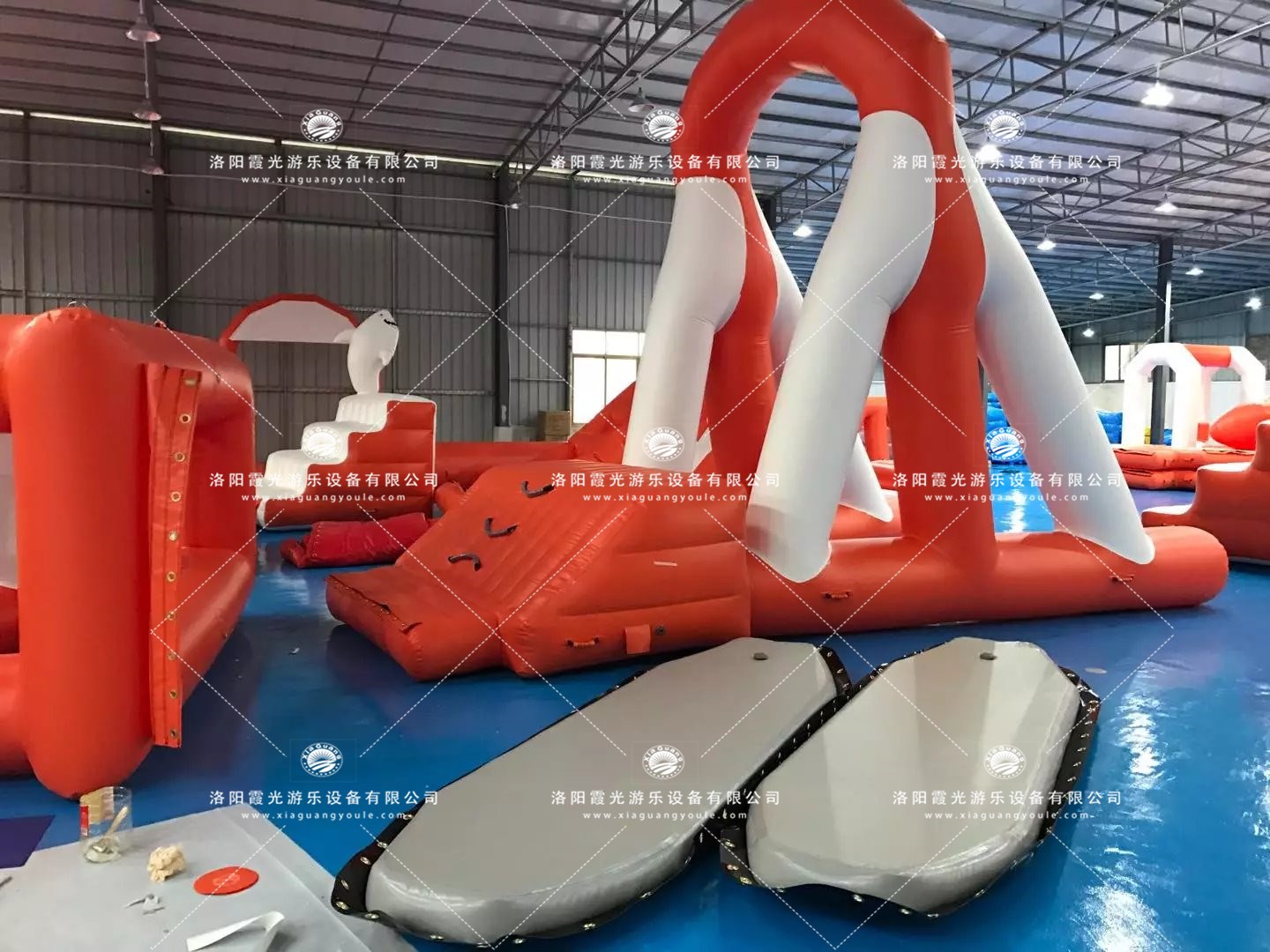 红古水上闯关道具